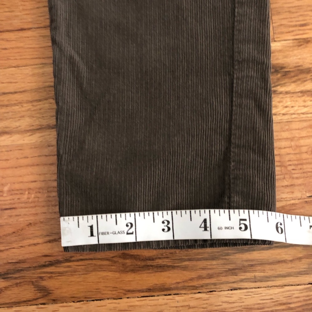 Unworn AG The Beau Slouchy Skinny straight cords pants corduroy brown 25 - Picture 9 of 14